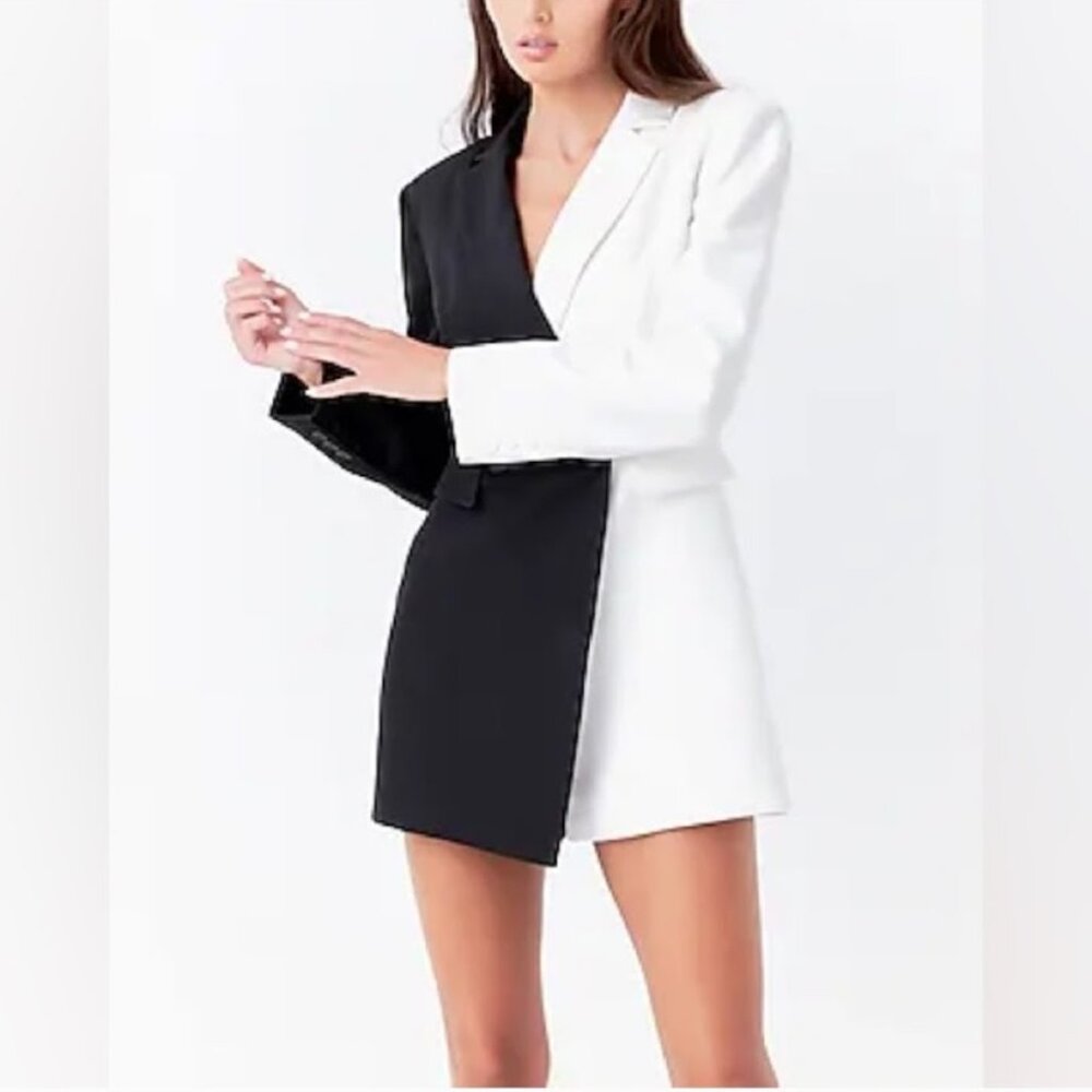 NWT Anthropologie Endless rose Contrast Blazer Romper Size XS
